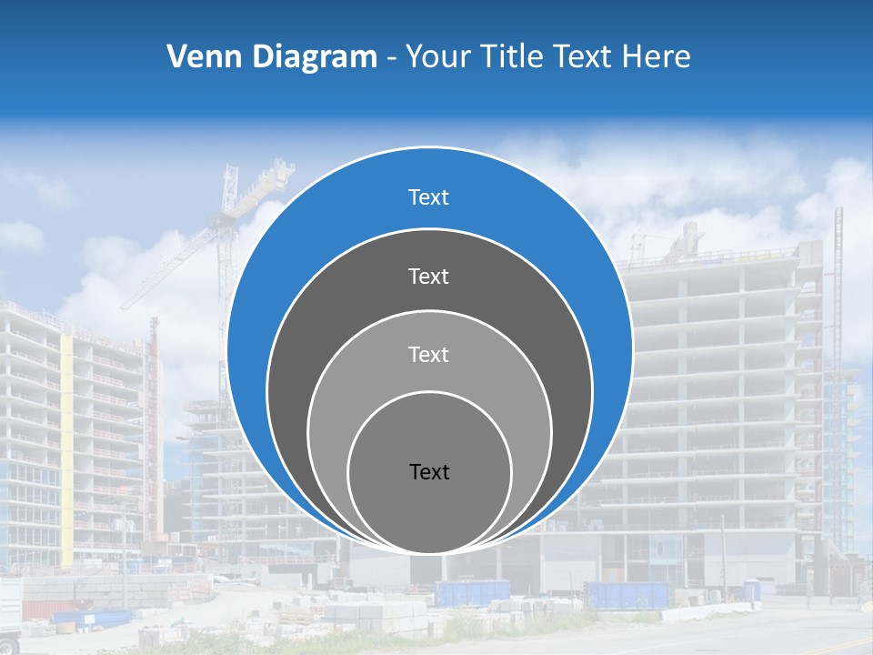 Concrete Estate Structure PowerPoint Template