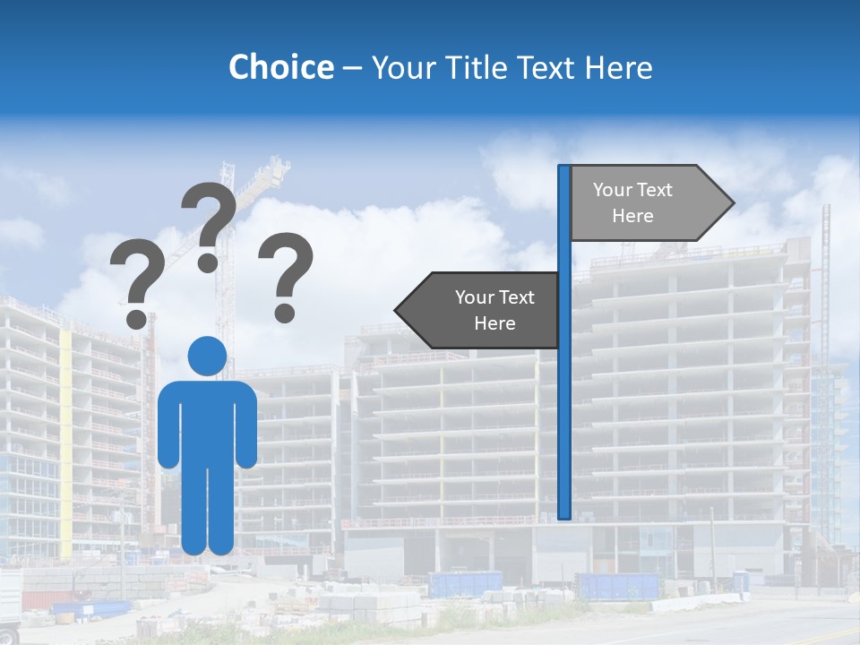 Concrete Estate Structure PowerPoint Template