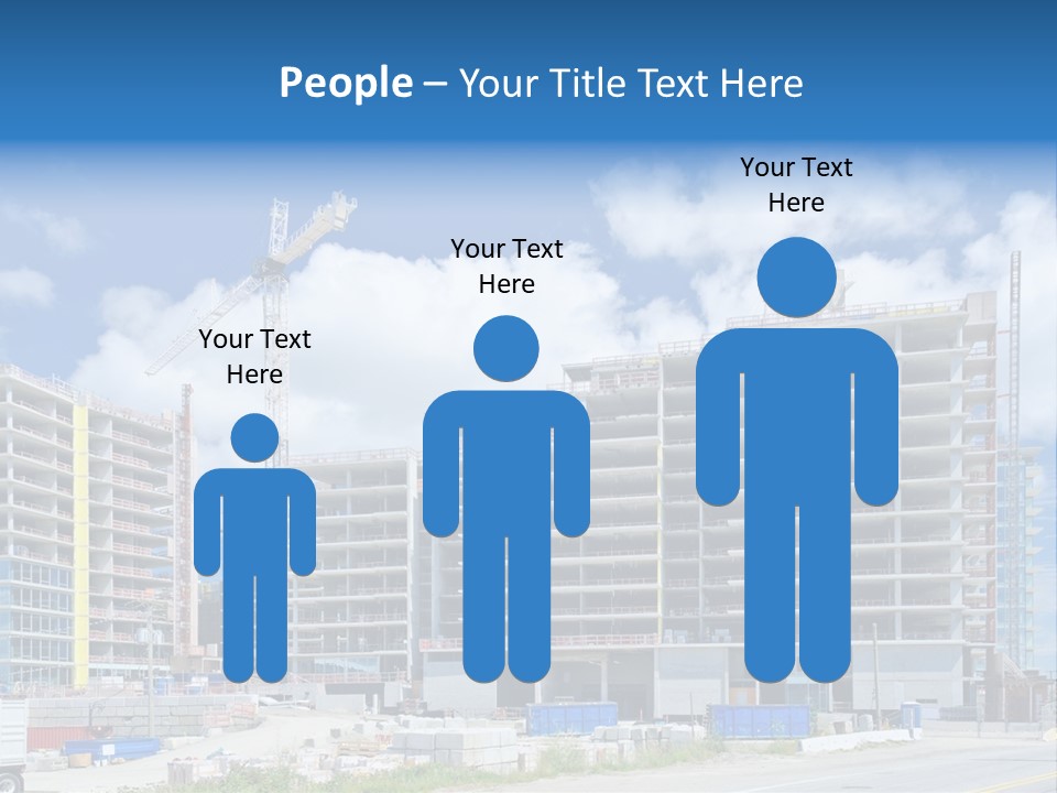 Concrete Estate Structure PowerPoint Template