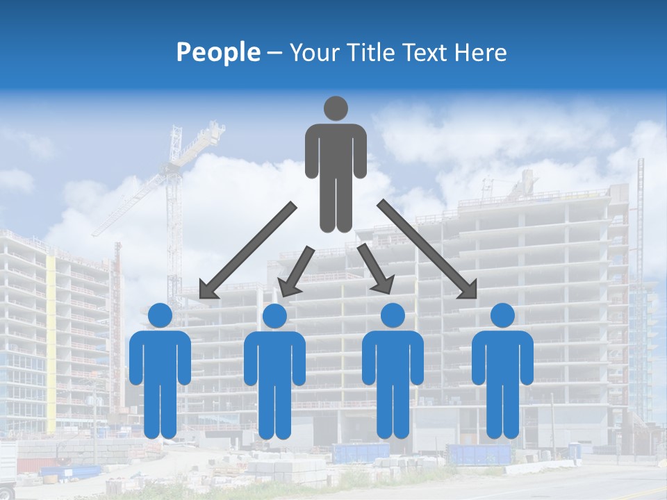 Concrete Estate Structure PowerPoint Template