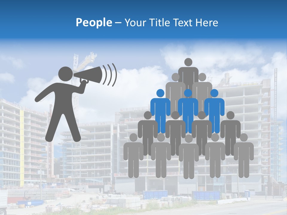 Concrete Estate Structure PowerPoint Template