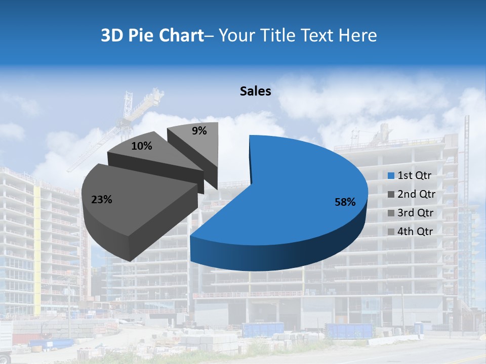 Concrete Estate Structure PowerPoint Template