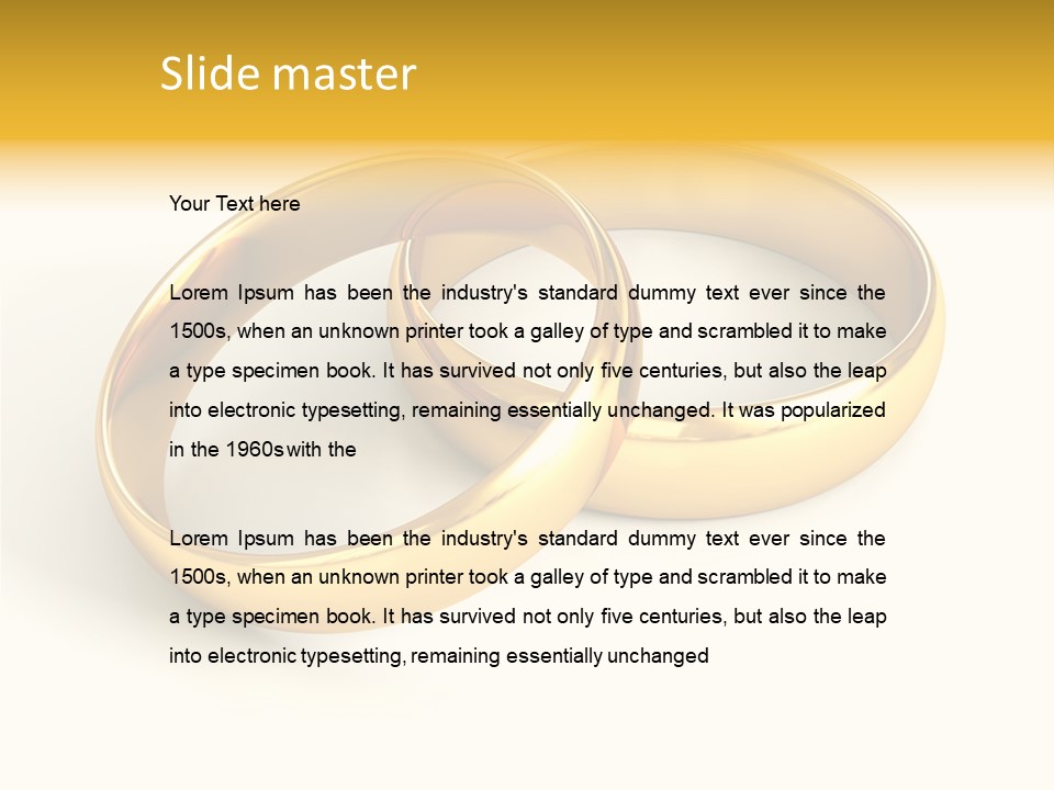 Proposal Golden Gold PowerPoint Template