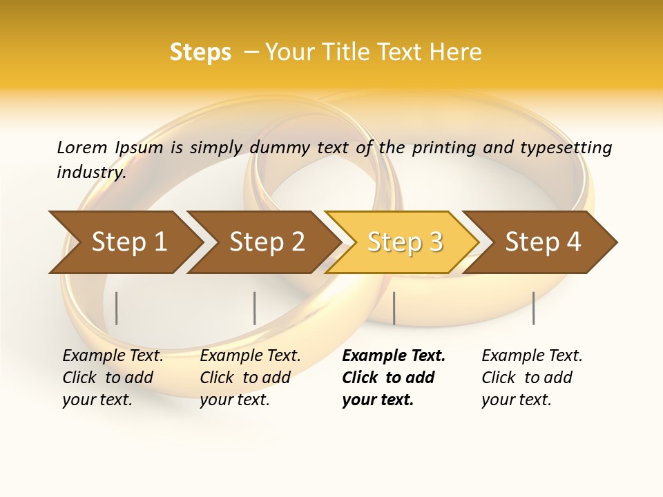 Proposal Golden Gold PowerPoint Template