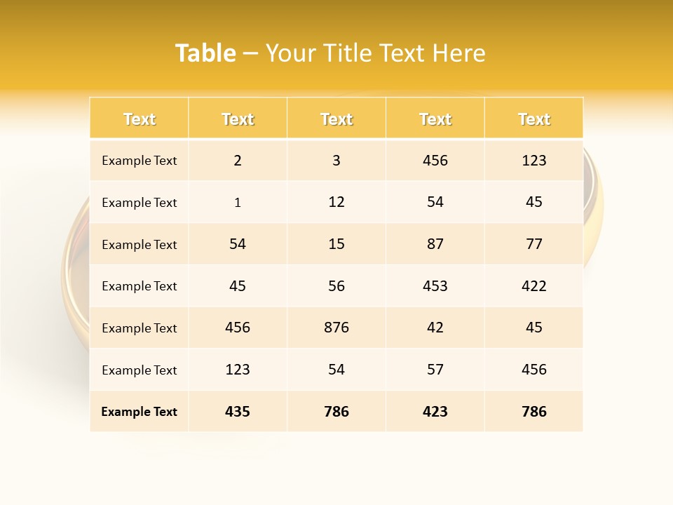 Proposal Golden Gold PowerPoint Template
