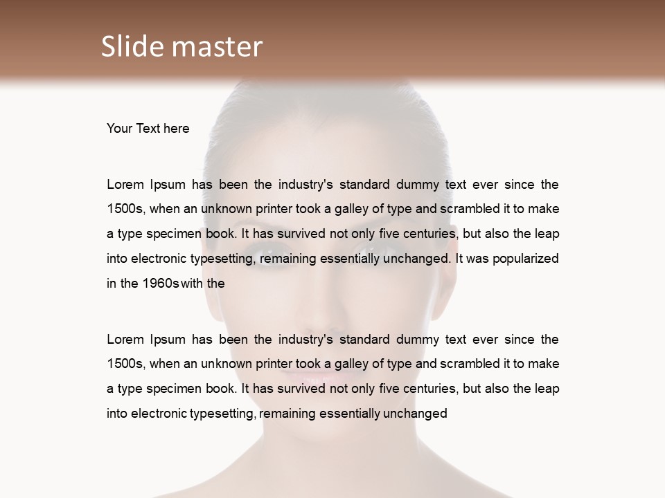 Attractive Close Up Freshness PowerPoint Template