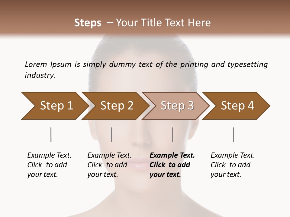 Attractive Close Up Freshness PowerPoint Template