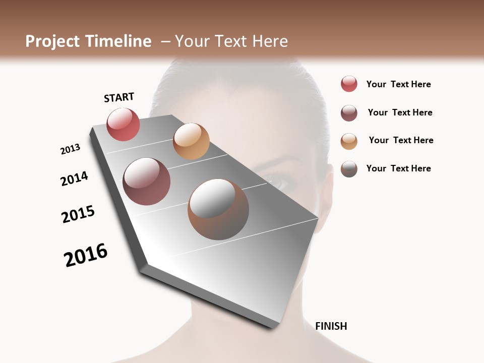 Attractive Close Up Freshness PowerPoint Template