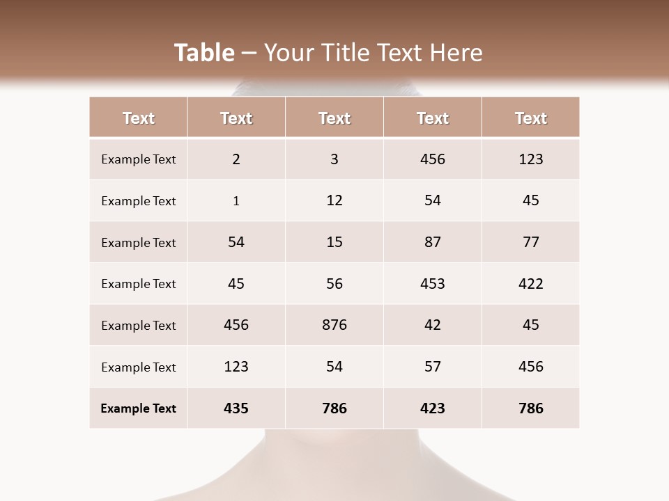 Attractive Close Up Freshness PowerPoint Template