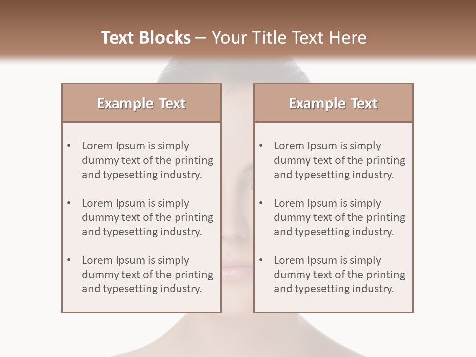 Attractive Close Up Freshness PowerPoint Template