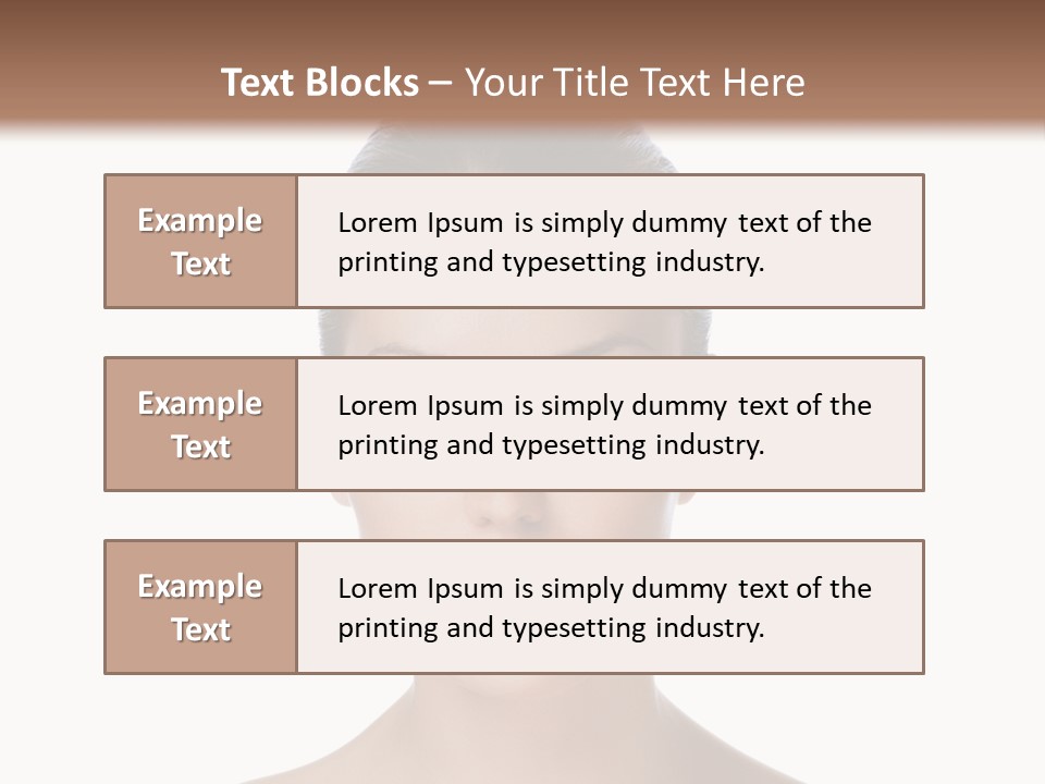 Attractive Close Up Freshness PowerPoint Template
