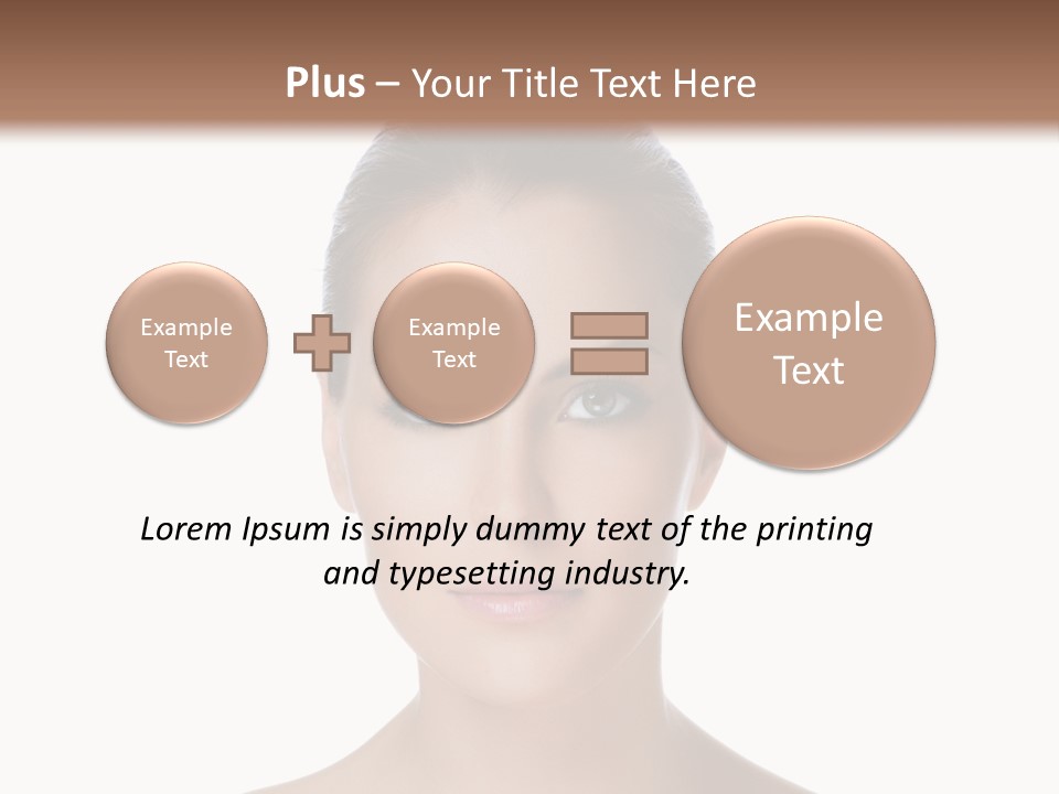 Attractive Close Up Freshness PowerPoint Template