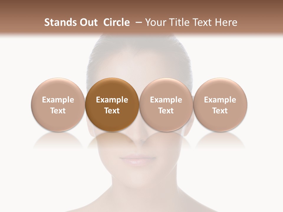 Attractive Close Up Freshness PowerPoint Template