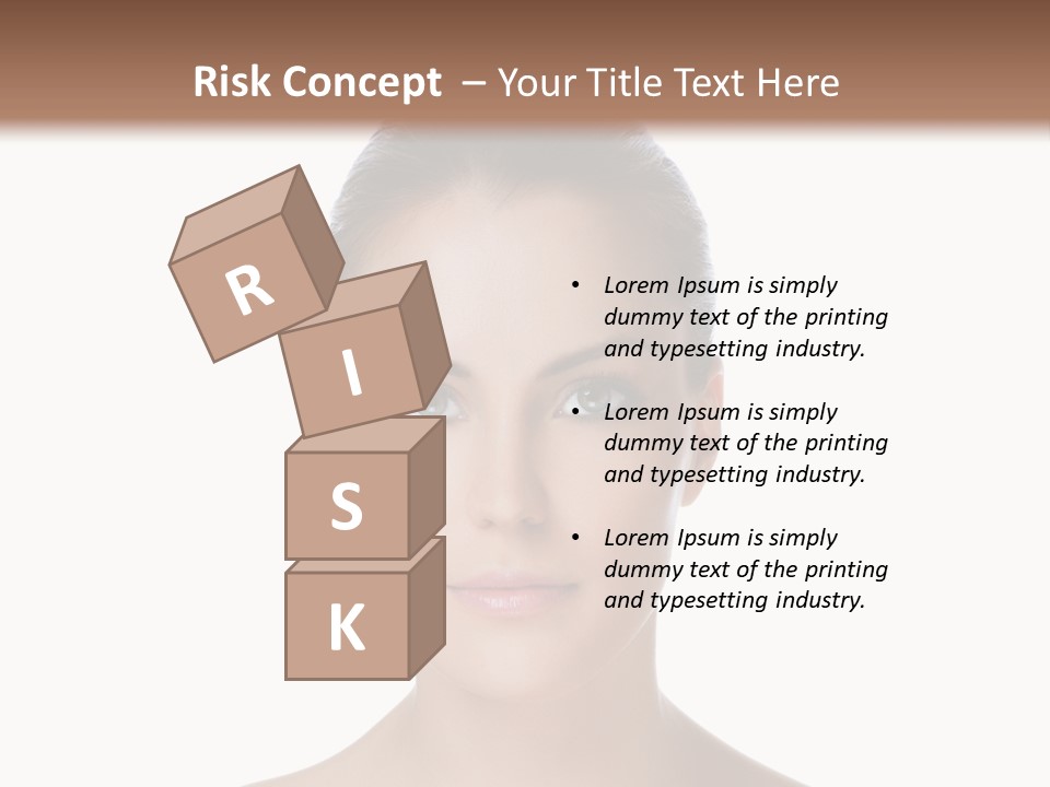 Attractive Close Up Freshness PowerPoint Template