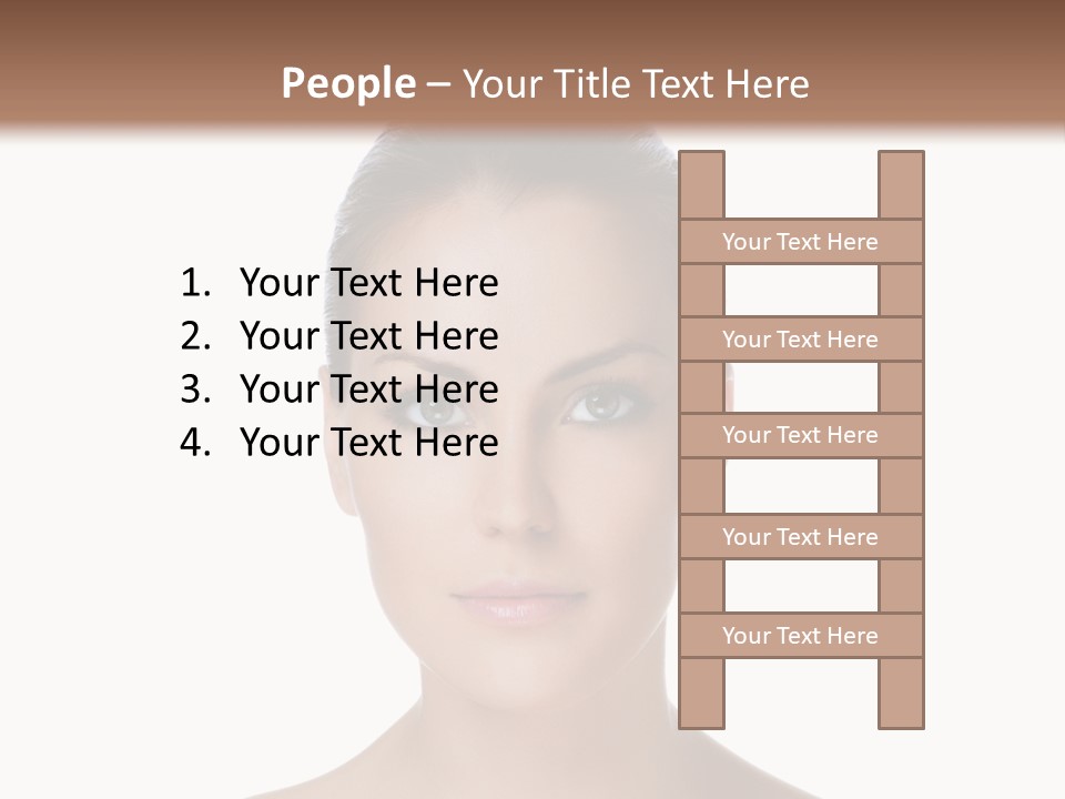 Attractive Close Up Freshness PowerPoint Template
