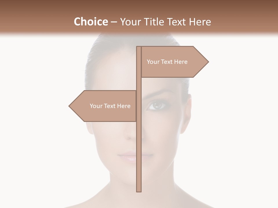 Attractive Close Up Freshness PowerPoint Template