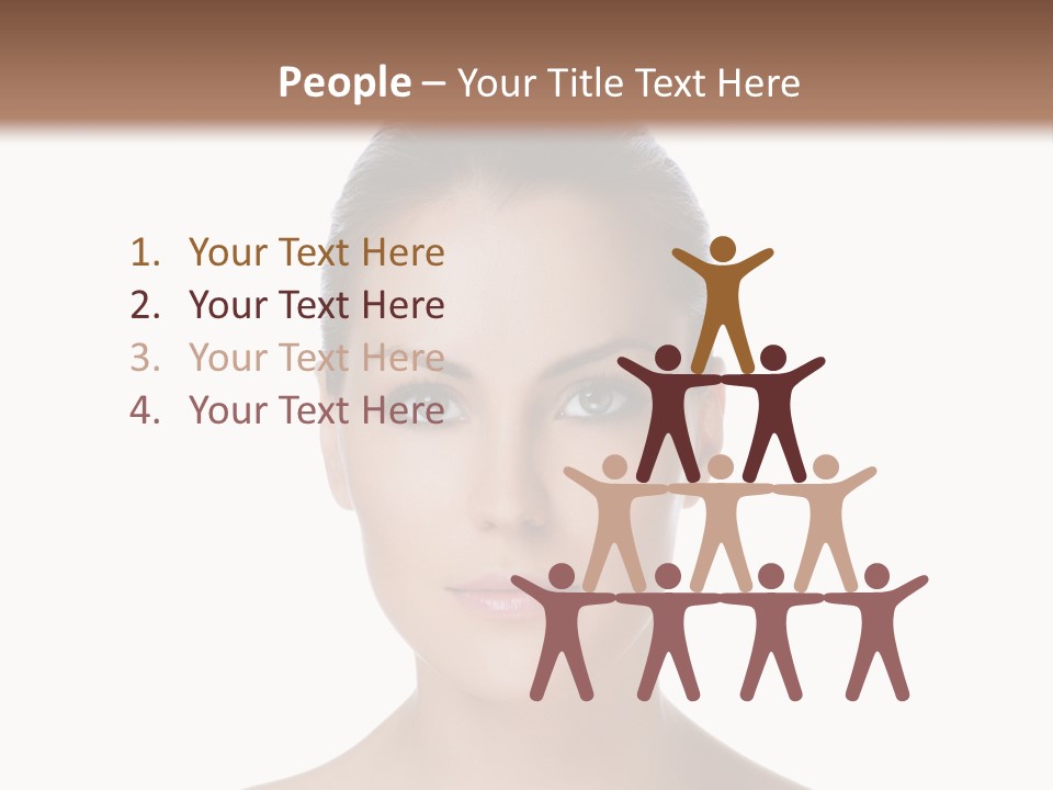 Attractive Close Up Freshness PowerPoint Template