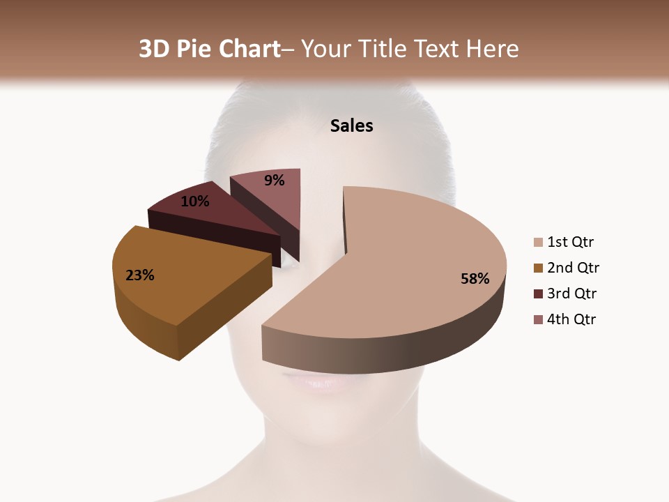 Attractive Close Up Freshness PowerPoint Template