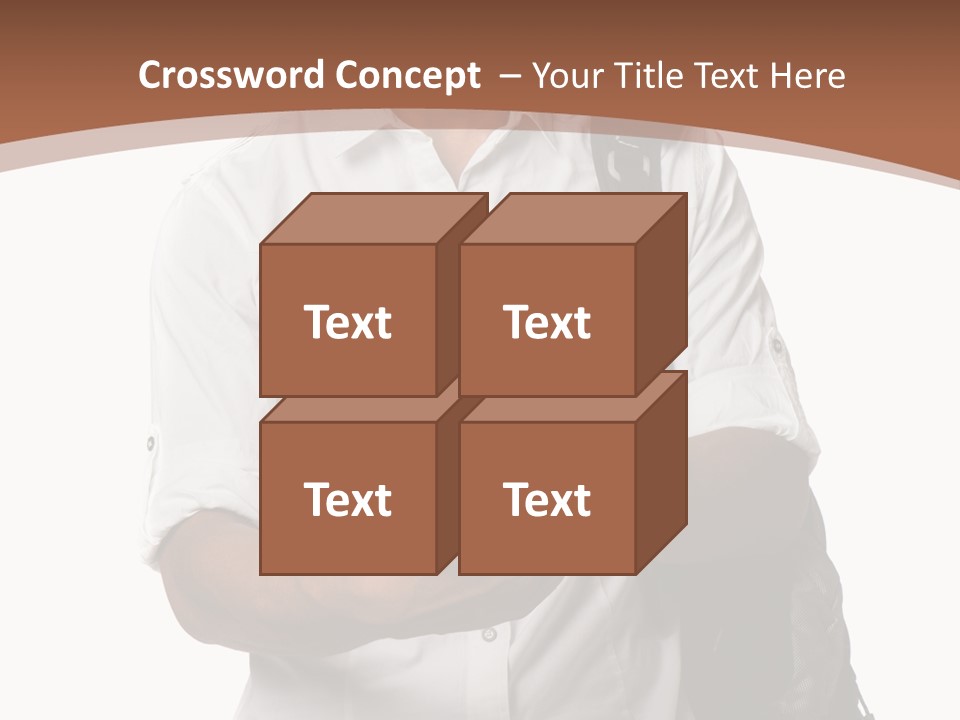 Isolated Study Confident PowerPoint Template