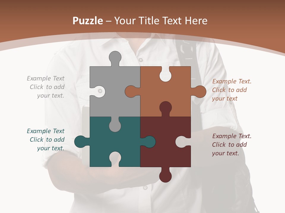 Isolated Study Confident PowerPoint Template