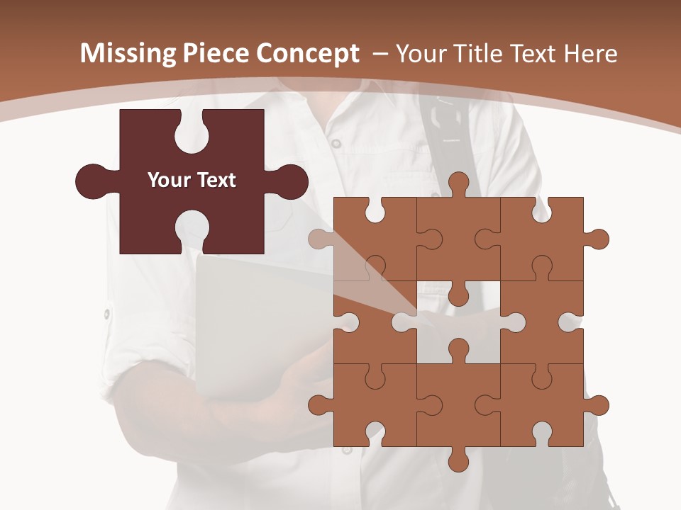 Isolated Study Confident PowerPoint Template