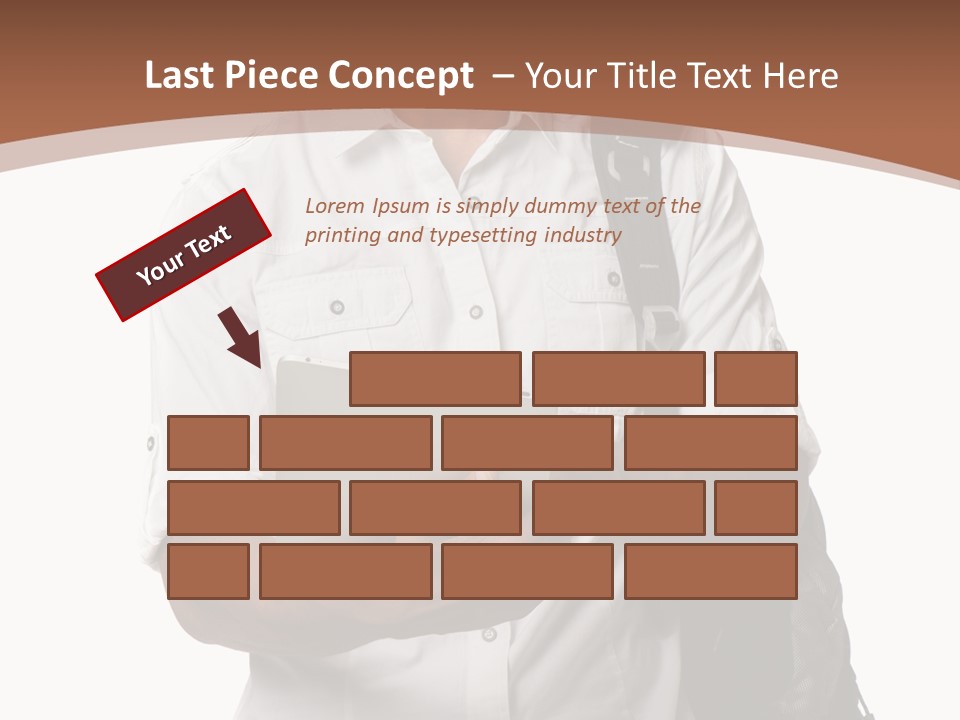 Isolated Study Confident PowerPoint Template
