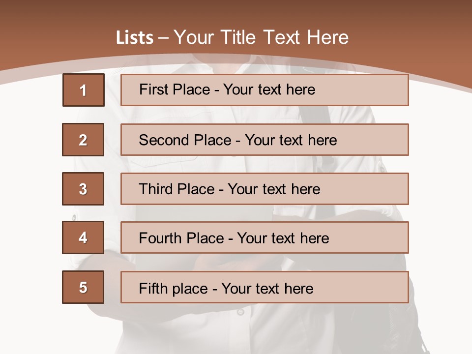 Isolated Study Confident PowerPoint Template