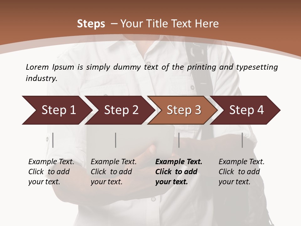Isolated Study Confident PowerPoint Template
