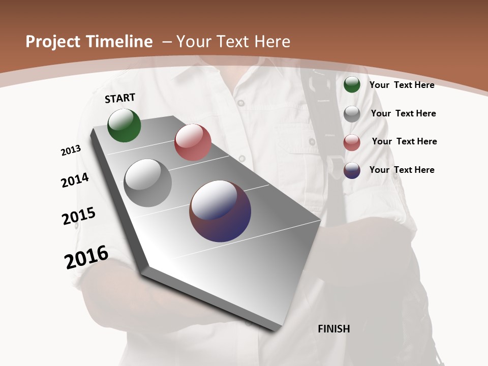 Isolated Study Confident PowerPoint Template
