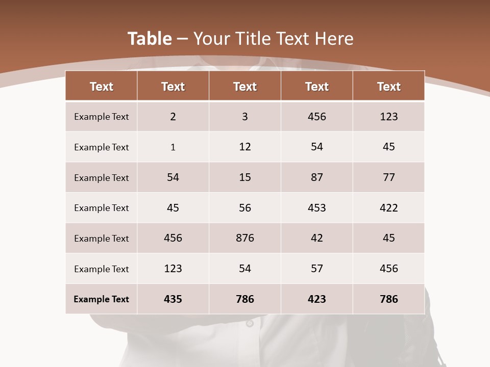 Isolated Study Confident PowerPoint Template