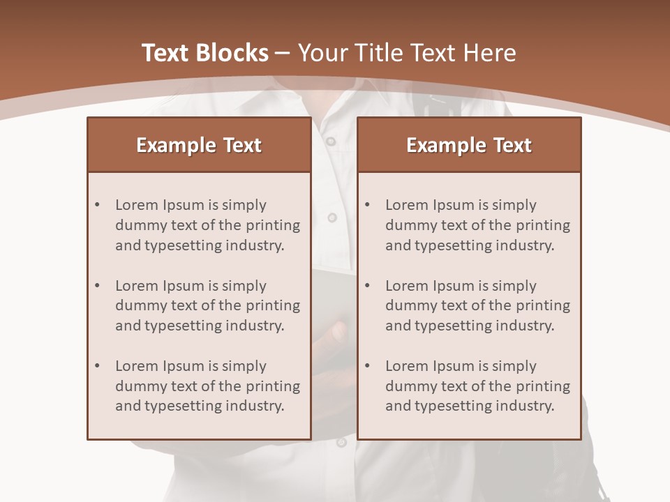 Isolated Study Confident PowerPoint Template