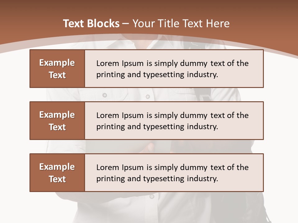 Isolated Study Confident PowerPoint Template