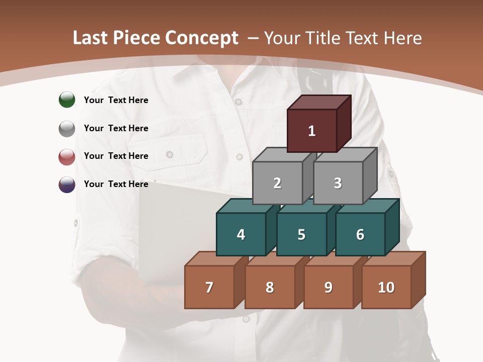 Isolated Study Confident PowerPoint Template