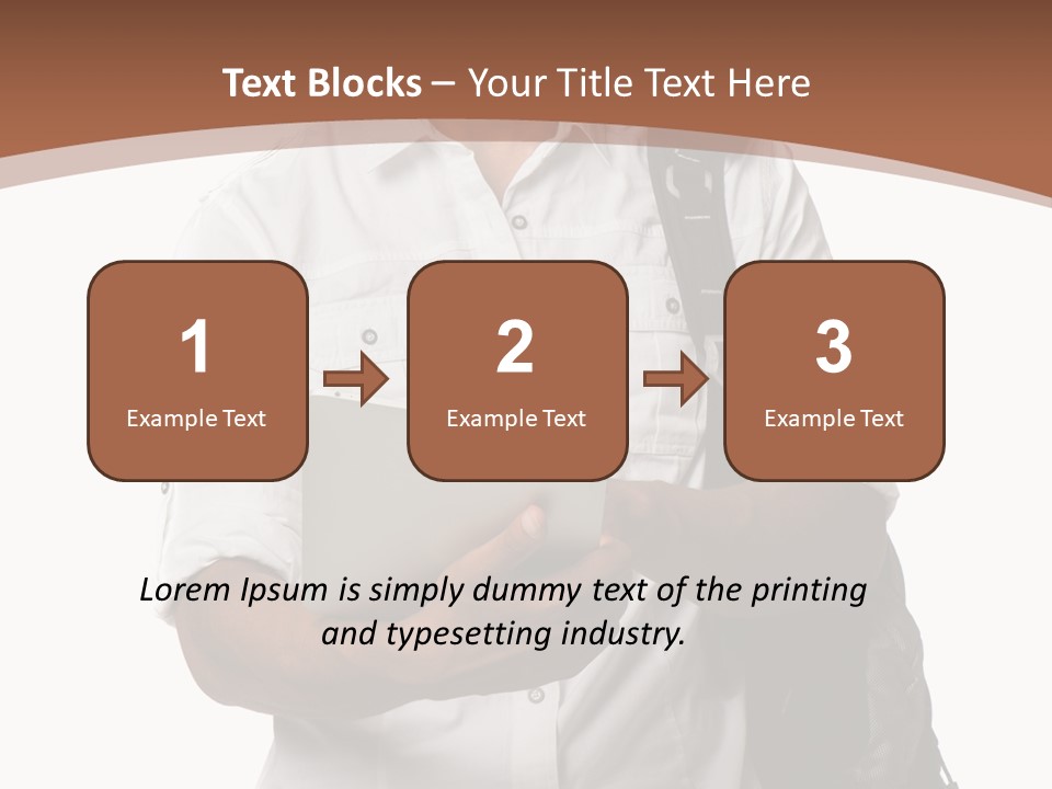 Isolated Study Confident PowerPoint Template