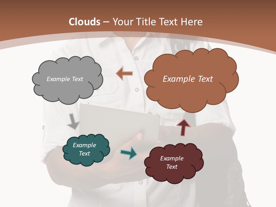 Isolated Study Confident PowerPoint Template