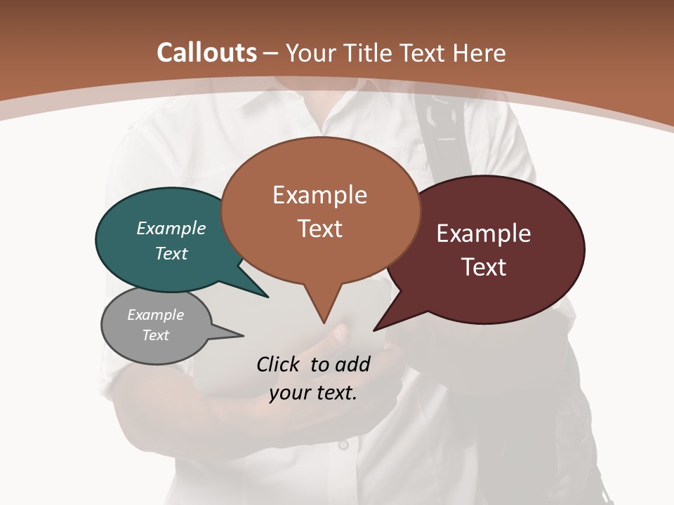 Isolated Study Confident PowerPoint Template