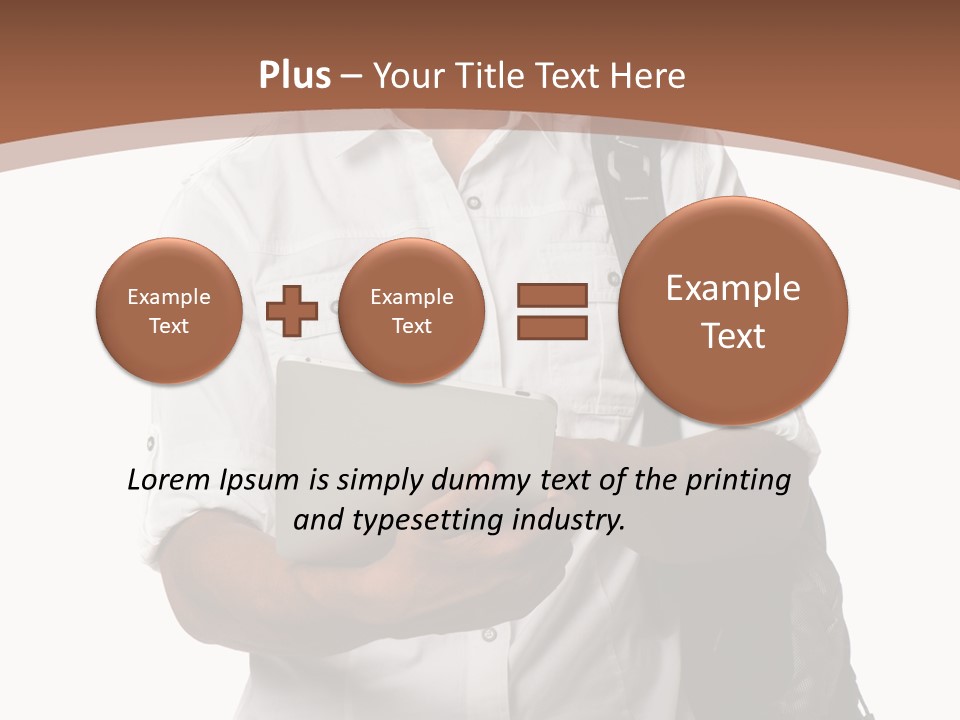 Isolated Study Confident PowerPoint Template