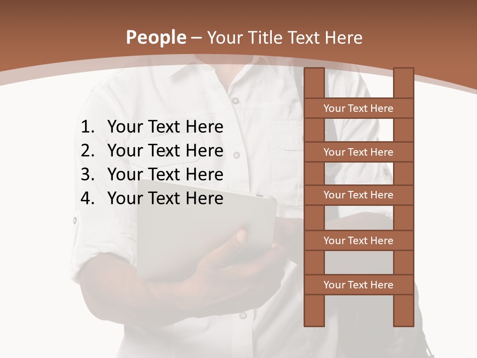 Isolated Study Confident PowerPoint Template