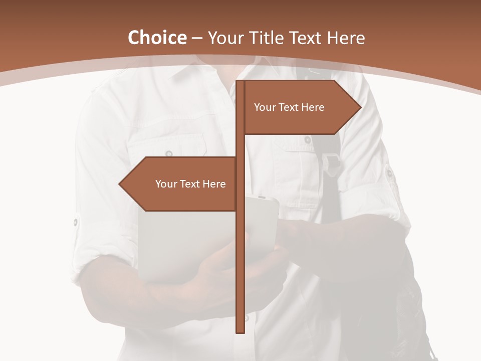 Isolated Study Confident PowerPoint Template