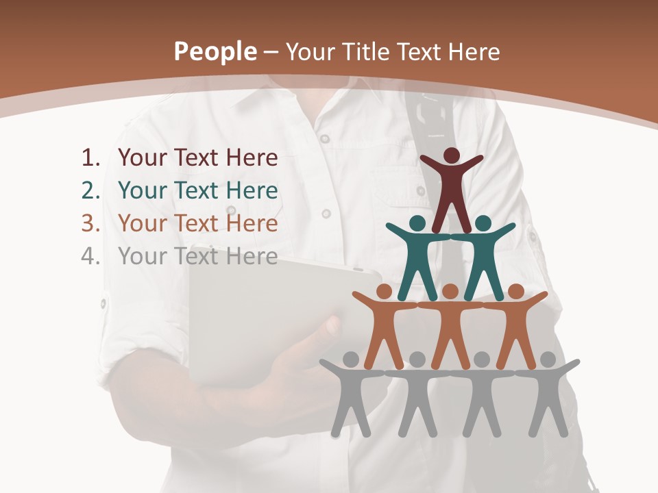 Isolated Study Confident PowerPoint Template