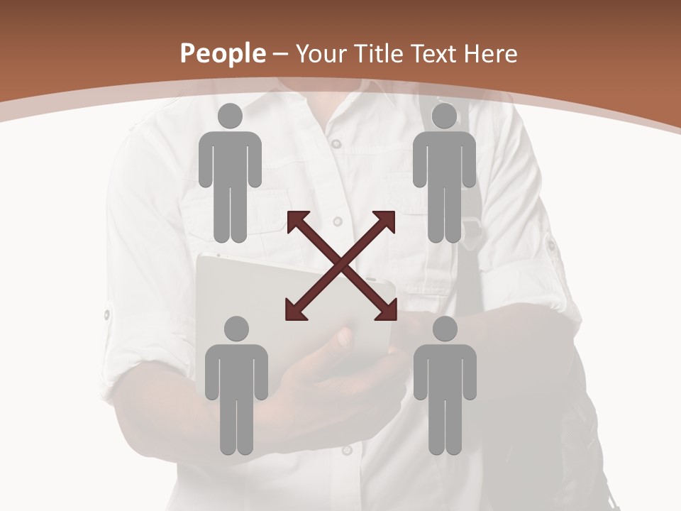 Isolated Study Confident PowerPoint Template