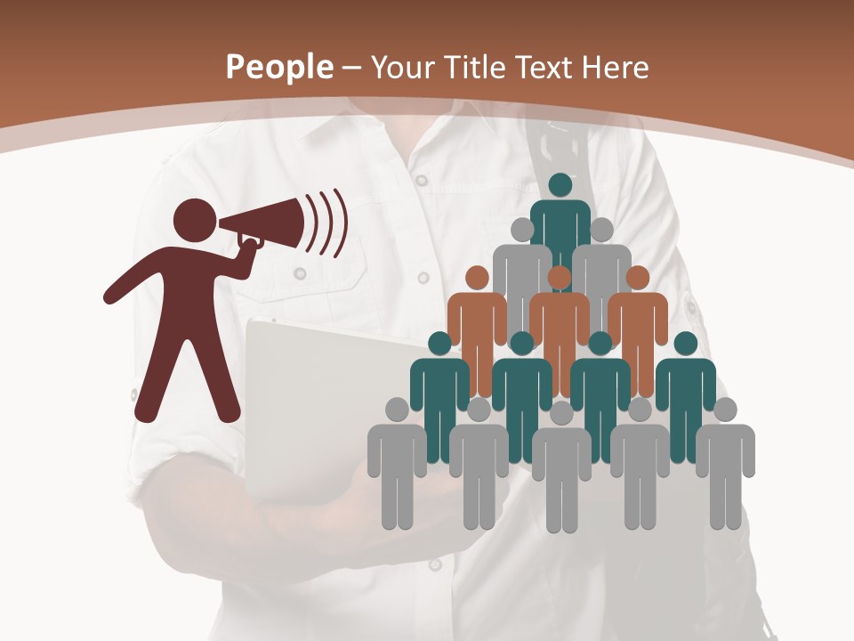 Isolated Study Confident PowerPoint Template