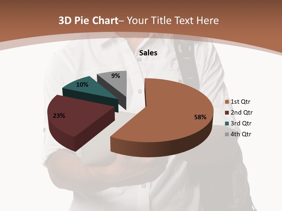 Isolated Study Confident PowerPoint Template