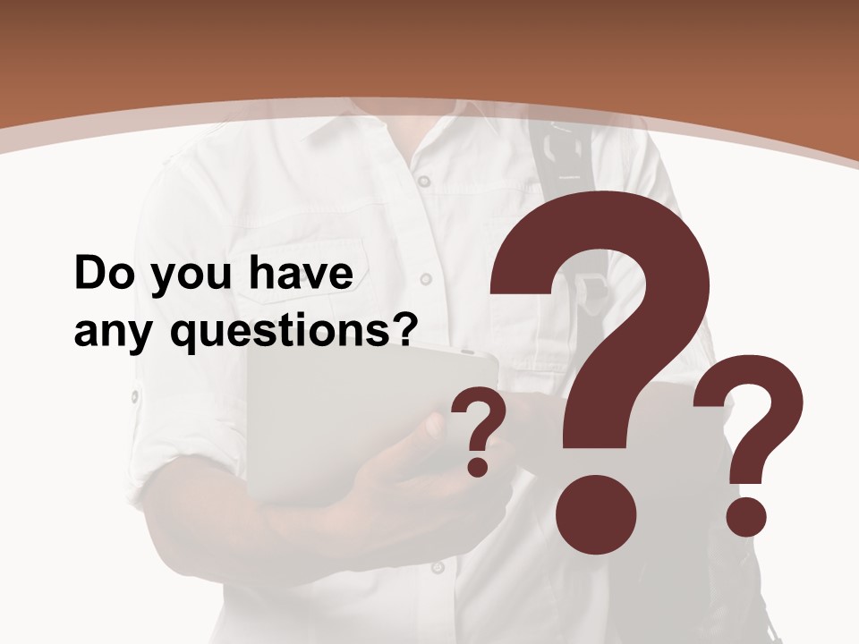 Isolated Study Confident PowerPoint Template