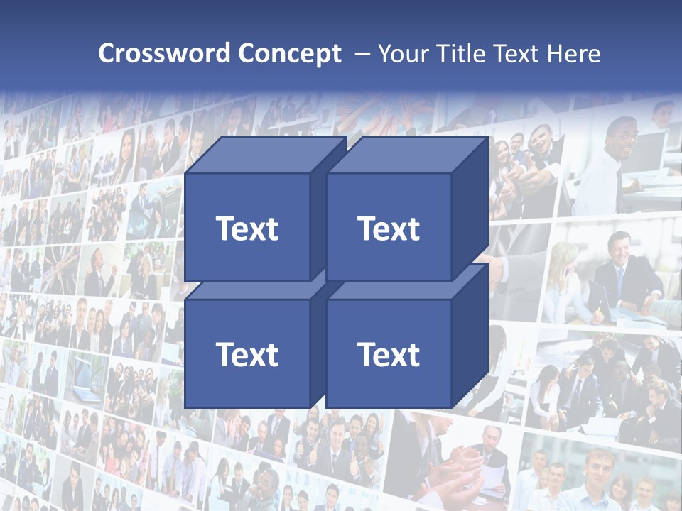 Exchange Businesswoman Time PowerPoint Template