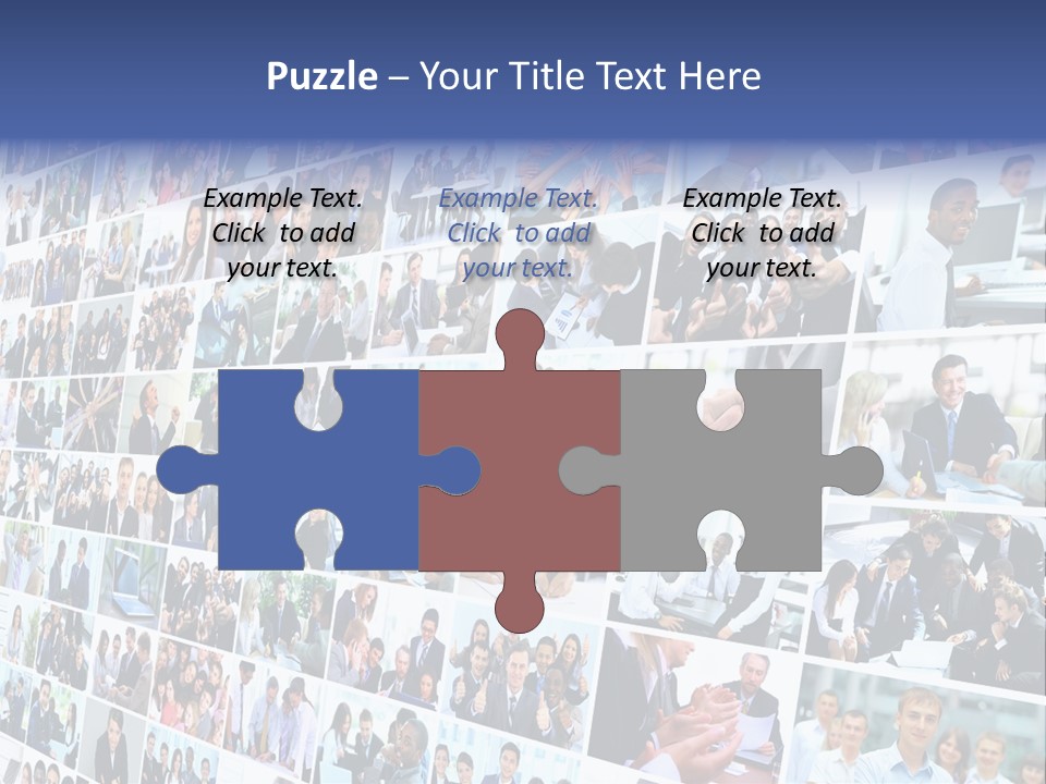 Exchange Businesswoman Time PowerPoint Template