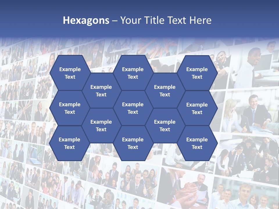 Exchange Businesswoman Time PowerPoint Template