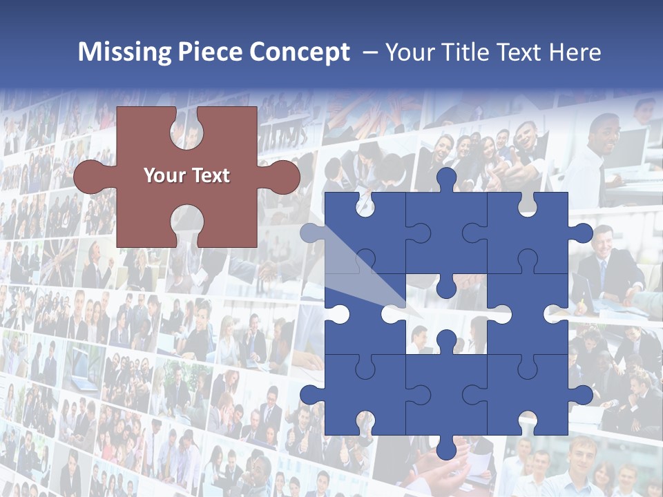 Exchange Businesswoman Time PowerPoint Template