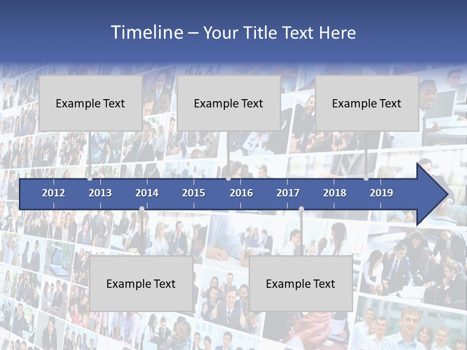 Exchange Businesswoman Time PowerPoint Template