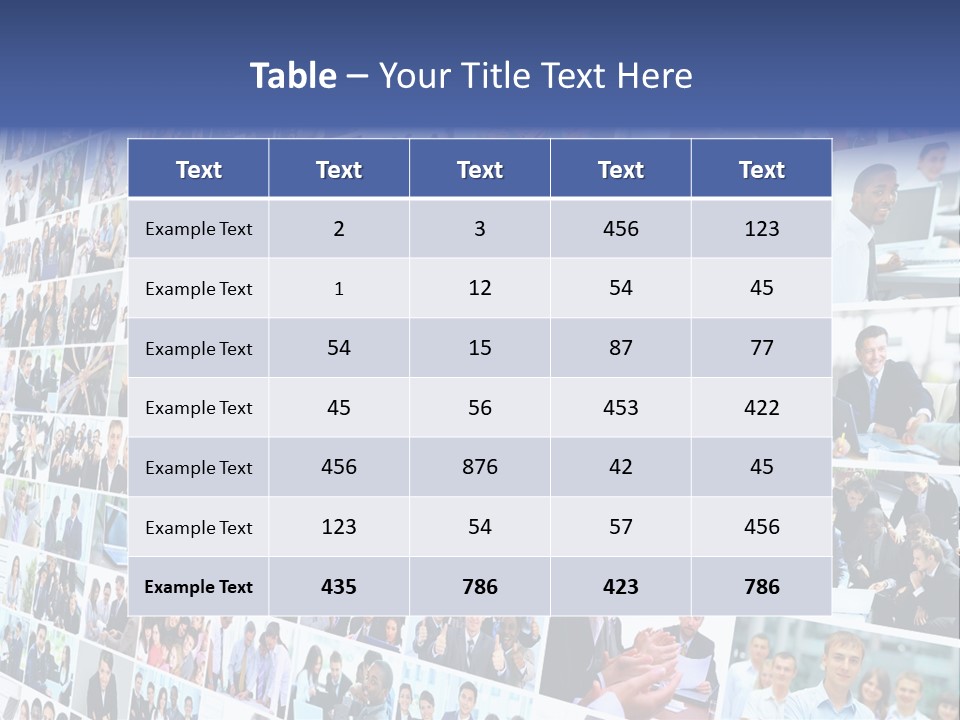 Exchange Businesswoman Time PowerPoint Template
